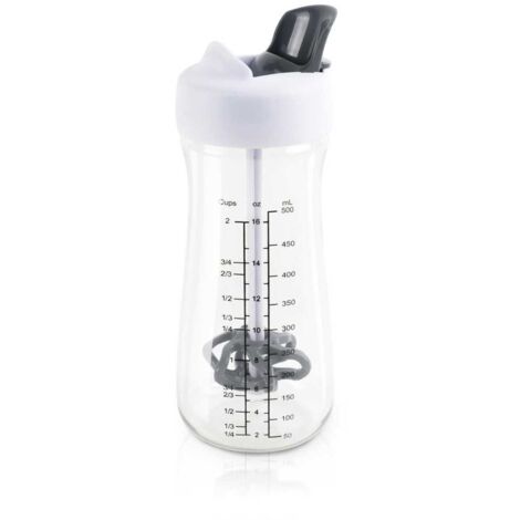 Tupperware Baking Mix-Fix Shaky Shake Bleu foncé transparent 600 ml