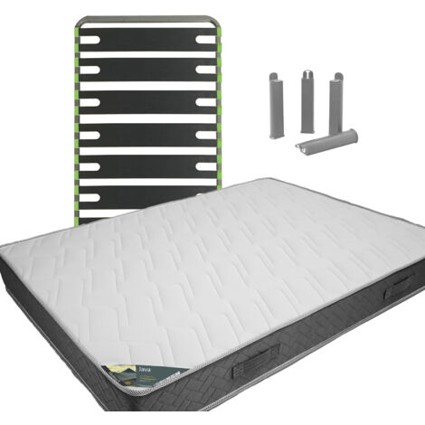 JAVA - Pack matelas + AltoSenso 90x190 + Pieds (1/5)
