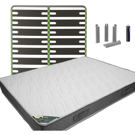 JAVA - Pack matelas + AltoSenso 160x200 + Pieds (1/5)