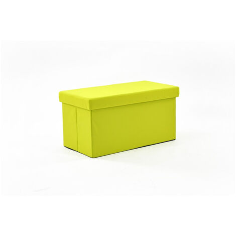 CUBA - Pouf Coffre Pliant Vert (1/5)