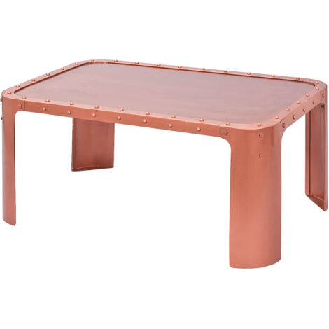 STEEL CUIVRE - Table Basse Métal (1/5)