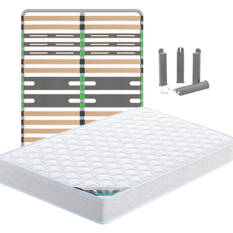 CHYPRE - Pack Matelas + AltoZone 120x190 + Pieds (1/5)