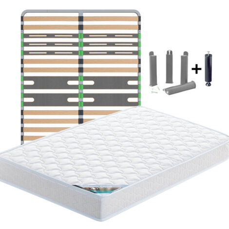 CHYPRE - Pack Matelas + AltoZone 160x200 + Pieds (1/5)