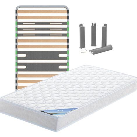 IBIZA - Pack Matelas + AltoZone 90x190 + Pieds (1/5)