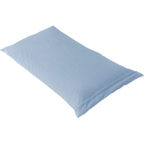 FRESH - Taie d'Oreiller 60x60cm Bleu Ciel Imperméable et Respirante (1/4)