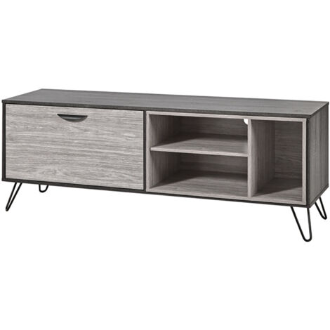ASCA - Meuble TV 1 Porte 3 Niches 150cm (1/3)