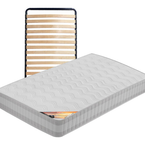 TAHITI - Pack Matelas + Lattes 90x190 (1/4)