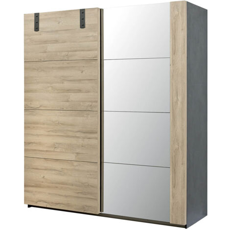 ELEOS - Armoire 2 Portes Coulissantes 188cm (1/5)