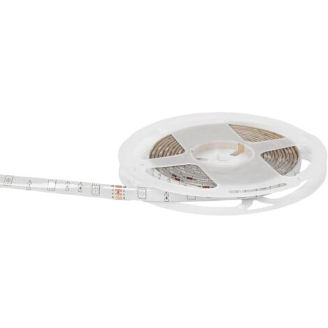 Ruban 150 leds blanc chaud adhésif 5m avec raccordement USB (1/4)