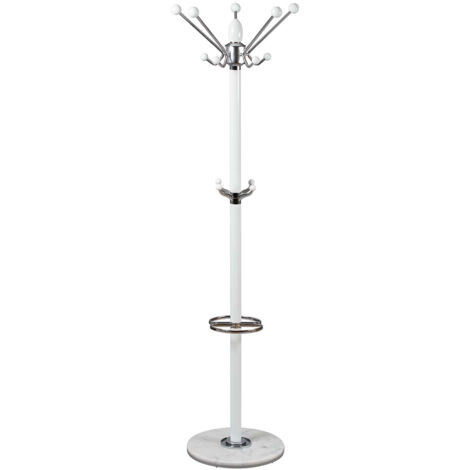 CANELLE - Portemanteau Bois Massif Teinté Blanc (1/3)