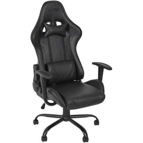 TWITCH - Fauteuil de Bureau Noir avec Rembourrages (1/5)