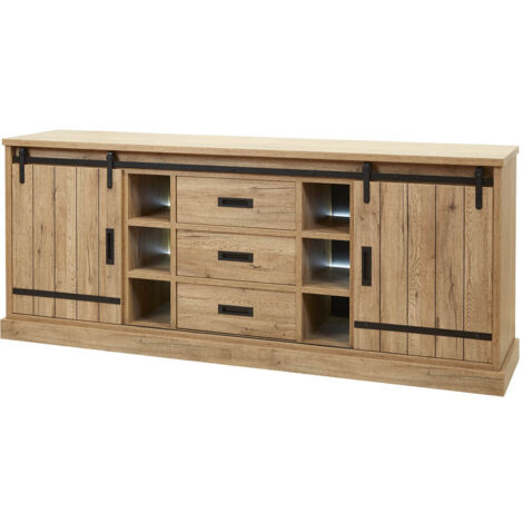 CEDRA - Buffet Multi-Rangements Industriel avec Leds