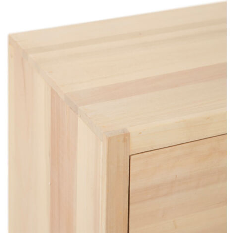 PAPLIO - Commode 5 Tiroirs en MDF et Bois de Peuplier