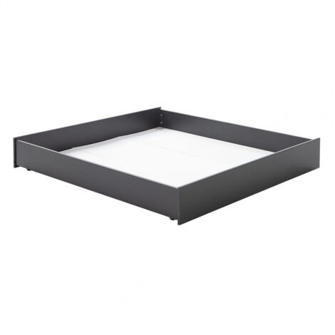 EMORI - Tiroir de Rangement pour Lit 140x190cm Coloris Anthracite (1/4)