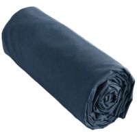 SAMIA - Drap Housse 140x200cm Coton Coloris Mûre