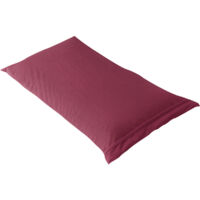 FRESH - Taie d'Oreiller 60x60cm Bordeaux Imperméable et Respirante
