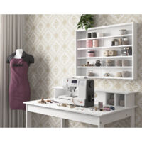Vitrine Murale 5 Compartiments Noire COLLECT - 80x9.5x60 Cm - Porte Verre - Pour Collections