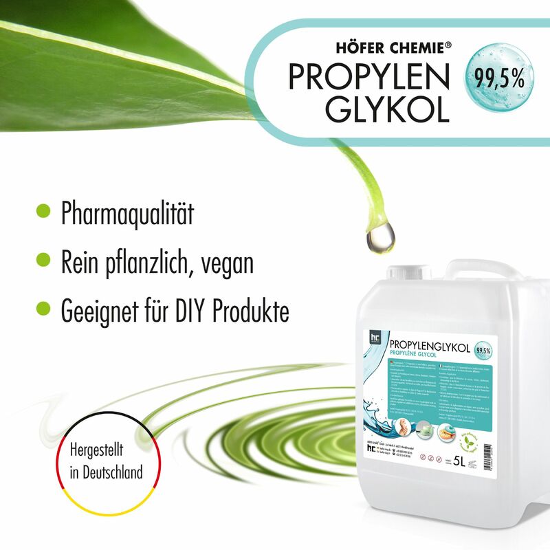 1 x 1 Liter Propylenglykol 99,5% in Pharmaqualität