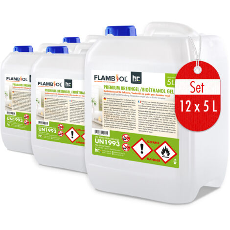 12x 5 L FLAMBIOL® Premium Brenngel