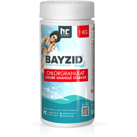 1 kg BAYZID® Chlorgranulat für Pools