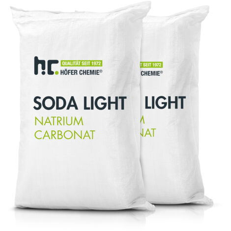 2x 25 kg Natriumcarbonat (Soda) leicht - technische Qualität