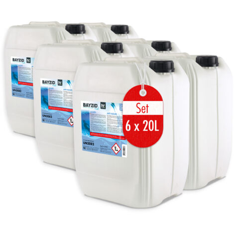 6x 20 L BAYZID® Algizid Algenverhütung