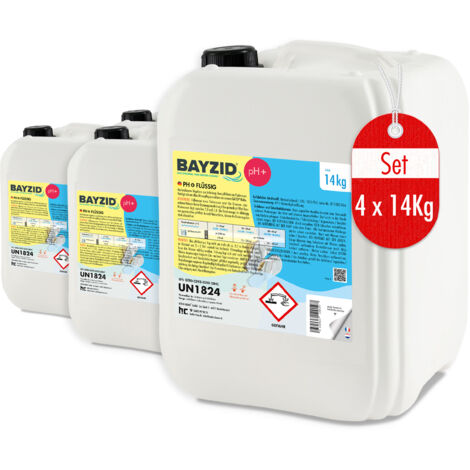 4x 14 kg BAYZID® pH Plus flüssig