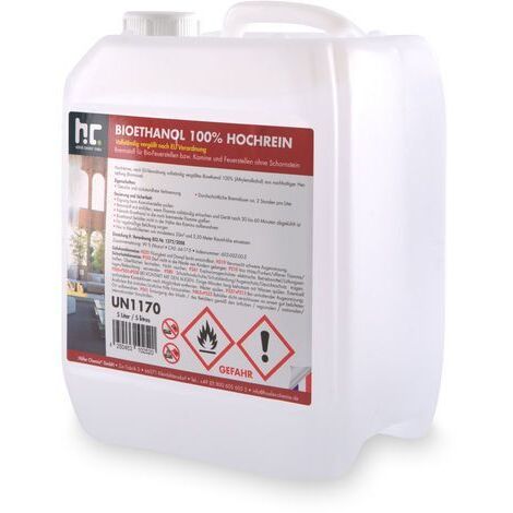 12x 5 L FLAMBIOL® Bioethanol 100 % Hochrein