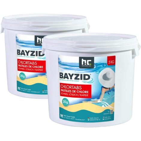 2x 5 kg BAYZID® Chlortabs 20g schnell löslich
