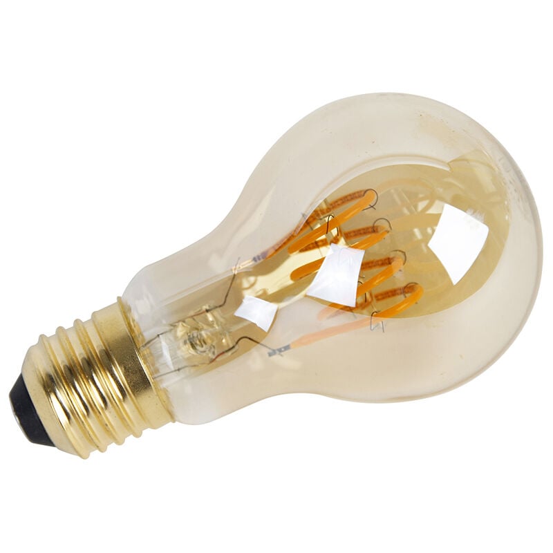 Set of 5 E27 E27 LED A60 Clear Filament 1W 80LM 2200K Non-Dimmable