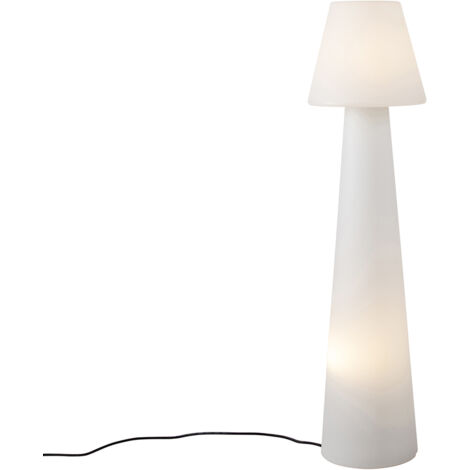 Smart Outdoor Floor Lamp White Incl. LED A60 IP44 - Katrijn (1/4)