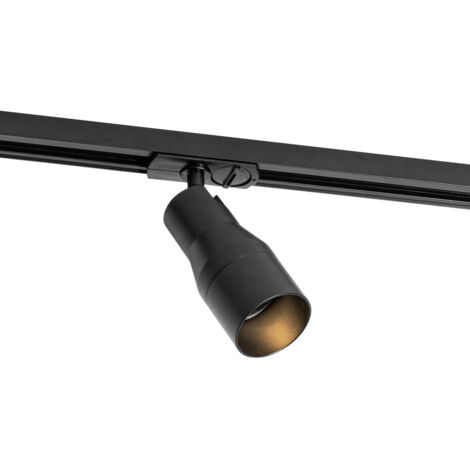 Modern Black Spotlight for 1-Phase Track System - Iconic Kohua (1/4)