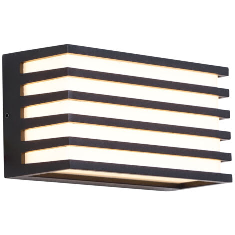 Modern Outdoor Wall Lamp Black incl. LED IP65 - Jail