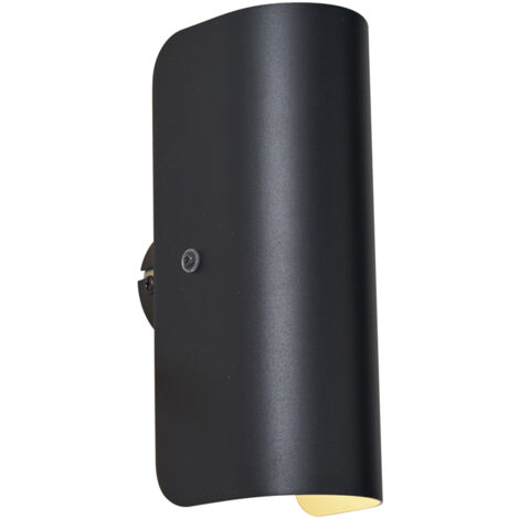 Modern Wall Lamp Black 2-Lights - Gotthard (1/5)