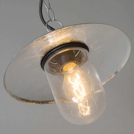 Industrial Pendant Light Zinc IP44 - Munich