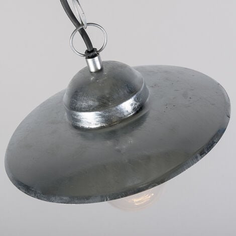 Industrial Pendant Light Zinc IP44 - Munich