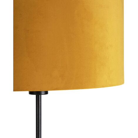 Black and on sale yellow lamp