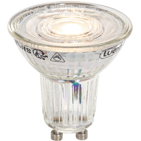 GU10 50mm Dimmable in Kelvin LED Bulb Clear 4.9W 400 lm 2200-3000K (1/4)