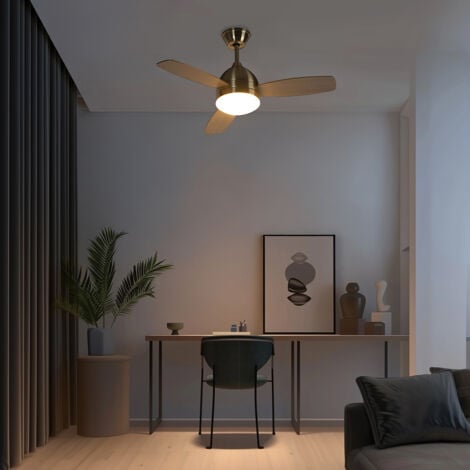 Brass Ceiling Fan with Remote Control - Rotar