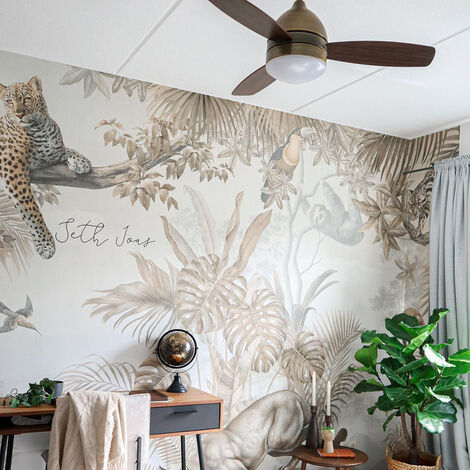 Bronze Ceiling Fan with Remote Control - Rotar