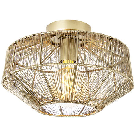 Modern Ceiling Light Brass 30 cm - Bolti (1/5)