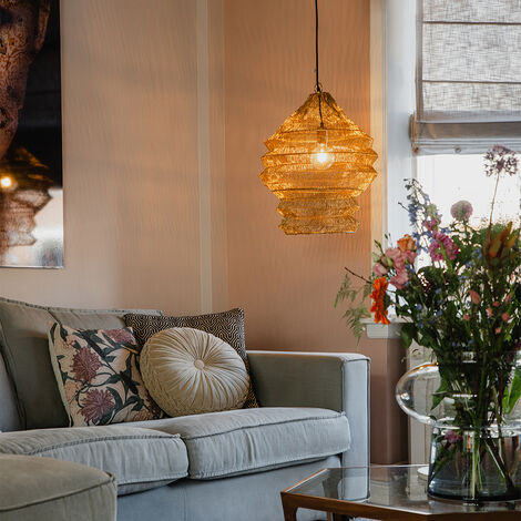 Oriental Pendant Light Gold 45 cm x 60 cm - Vadi