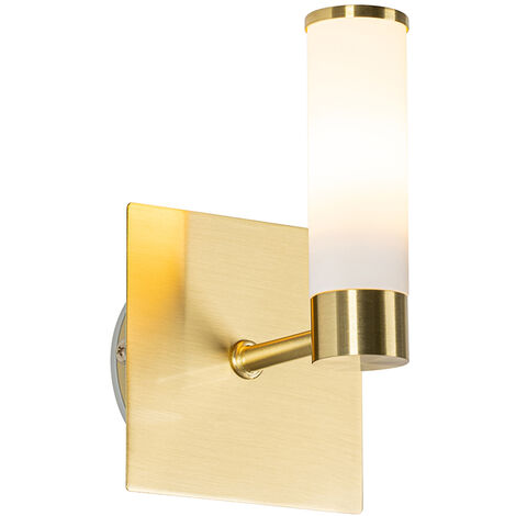 Modern Bathroom Wall Light Brass IP44 - Bath