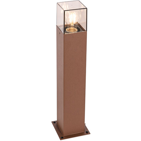 Industrial Outdoor Standing Lamp Rust Brown 50 cm IP44 - Denmark