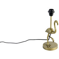 Vintage table lamp brass - Flamingo