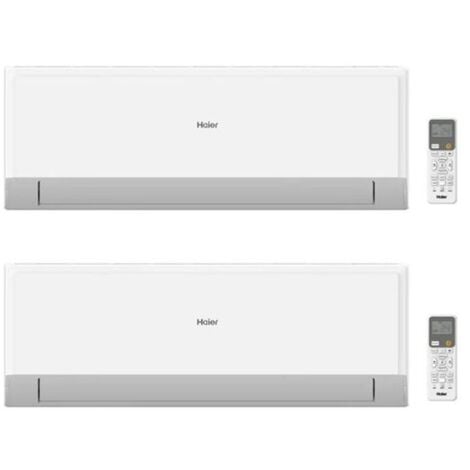 Conjunto aire acondicionado multisplit 2x1 Haier Geos R Plus 35+35