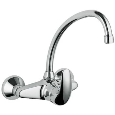 MONO-TRES 2000 Grifo monomando mural 172418 para cocina con caño superior (1/2)