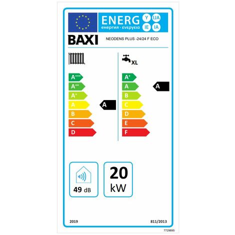 Caldera de condensación BAXI Neodens Plus 24/24 F Eco