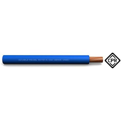 Cable eléctrico H07Z1-K 1,5 mm² color gris 100 m