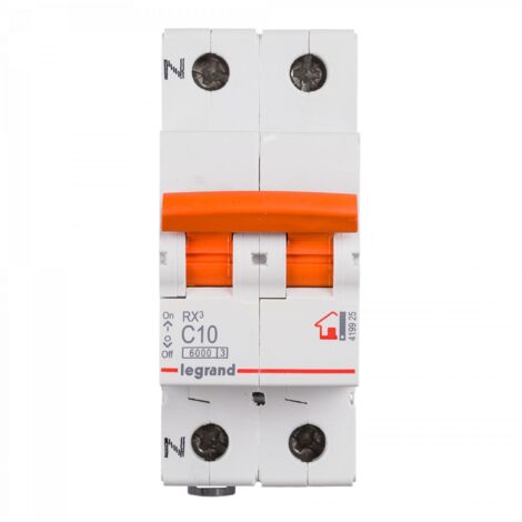 Interruptor magnetotérmico vivienda Legrand 419929 RX3 1P+N 6KA 32A
